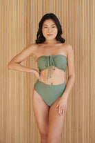 Isla bandeau, bandeau bikini, lexaswim, bikini top, strapless top, bikini top for a big bust