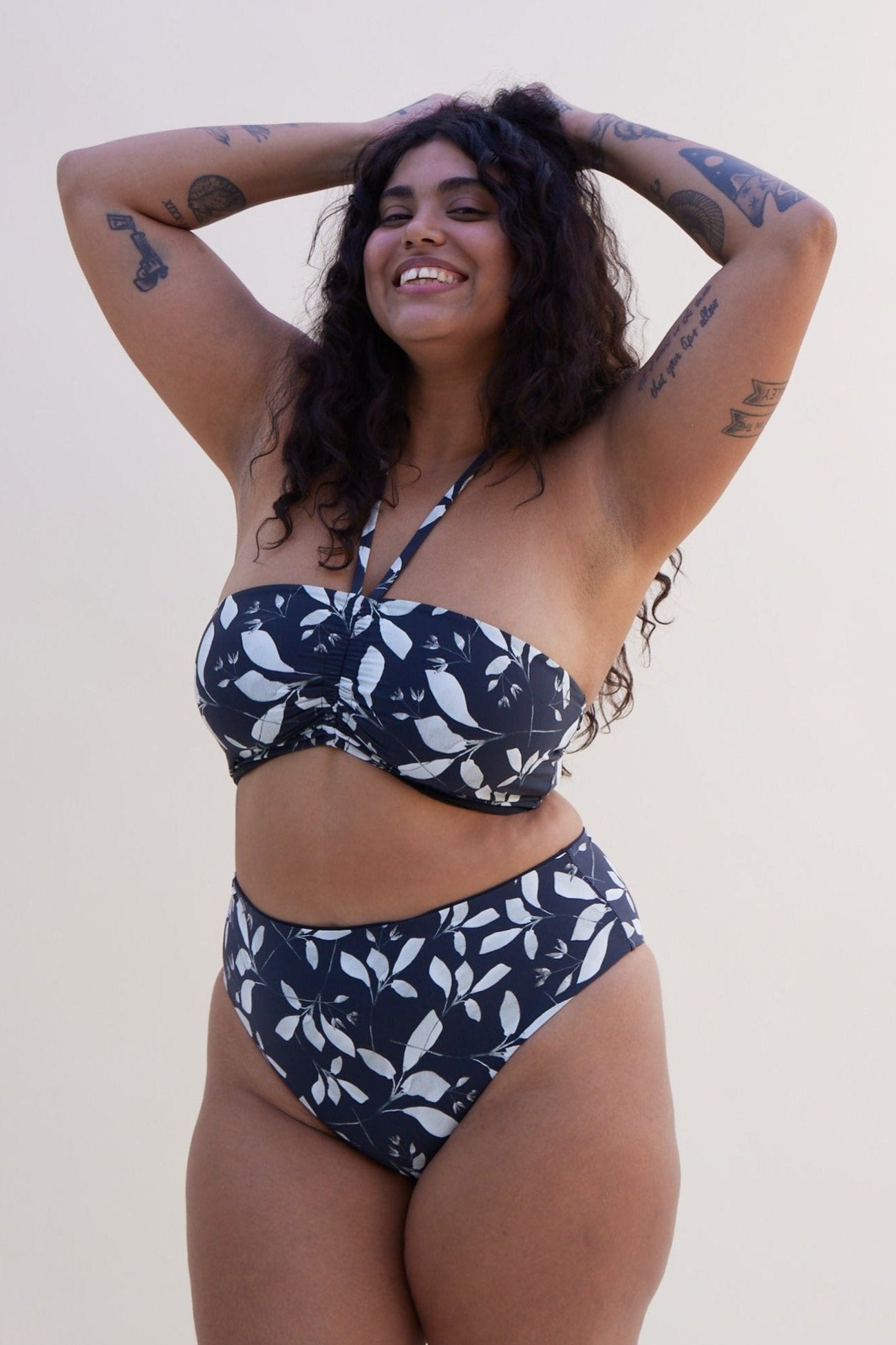 Isla bandeau, bandeau bikini, lexaswim, bikini top, strapless top, bikini top for a big bust